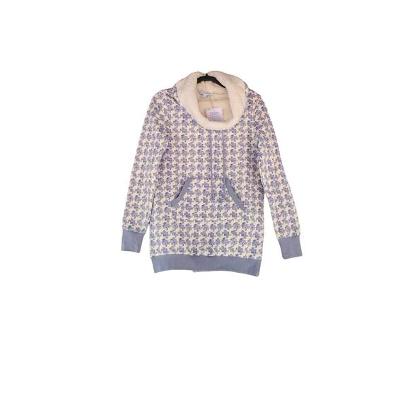 Pajamagram Mock Neck Lined NEW Womans Size Small Soft Cuddly Kangaroo Pocket - Picture 1 of 9